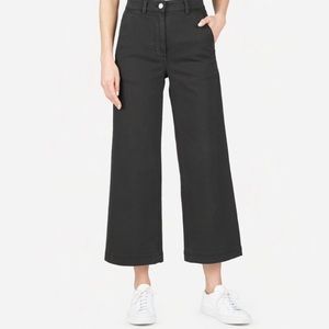 Everlane | Black Wide Leg Crop Pant